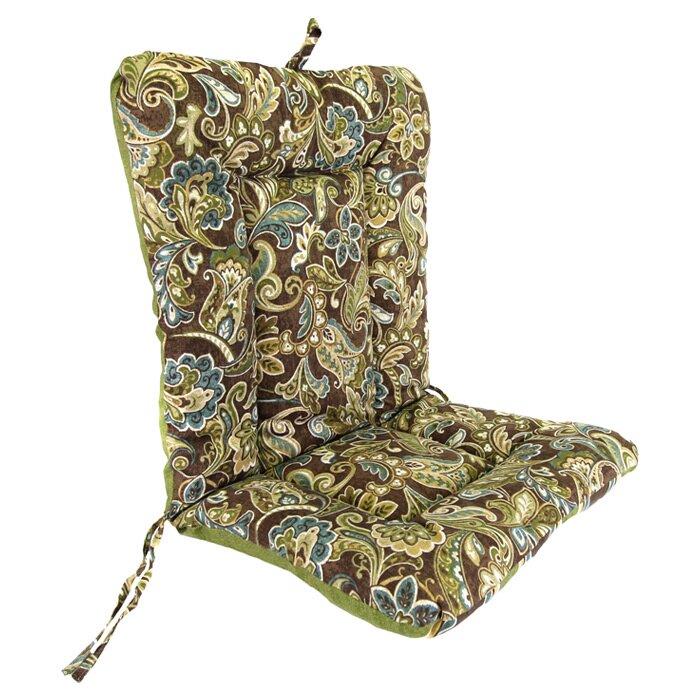 Jordan Manufacturing Wrought Iron Indoor/Outdoor Dining Chair Cushion